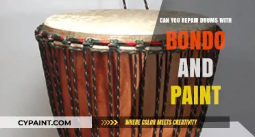 Reviving Rhythm: The Art of Drum Repair with Bondo and Paint