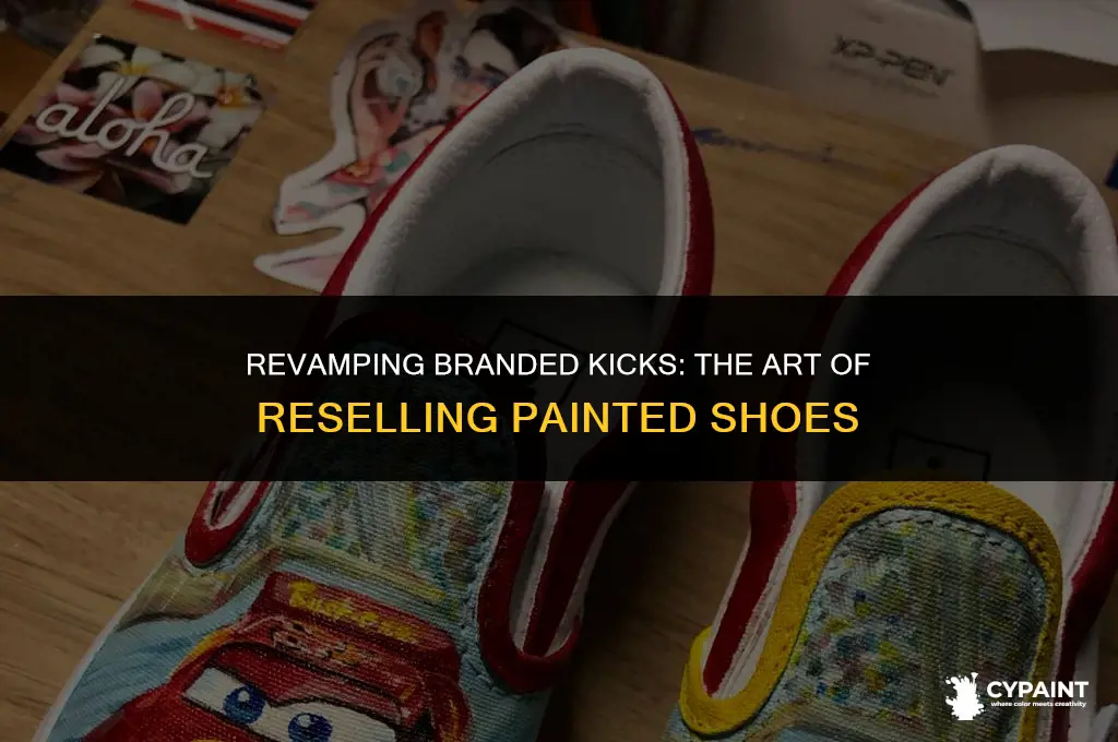 can you resell a painted brand name shoe