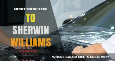 Returning Tinted Paint to Sherwin-Williams: A Comprehensive Guide