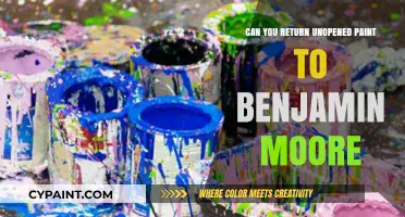 Unopened Paint Returns: A Guide for Benjamin Moore Customers