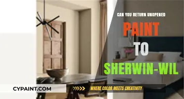 Unopened Paint Return Policy at Sherwin-Williams: A Comprehensive Guide
