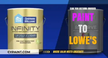 Returning Unused Paint to Lowe's: A Comprehensive Guide