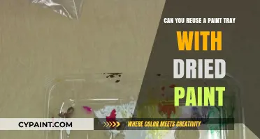 How to Reuse a Paint Tray With Dried Paint