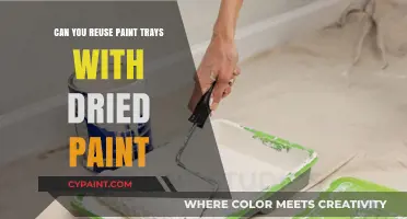 Reviving Creativity: Repurposing Dried Paint Trays for New Projects