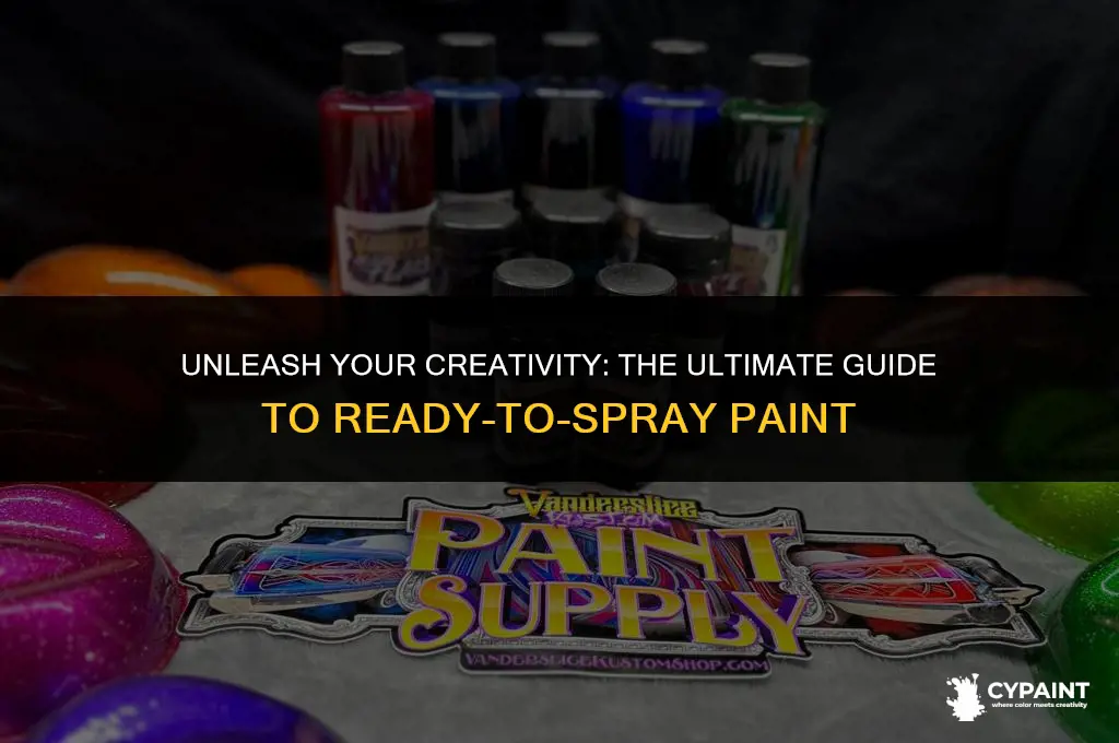 can you roll on ready to spay paint