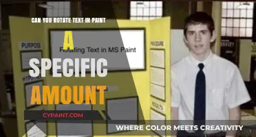 Rotating Text in Paint: Precise Control, Easy Steps