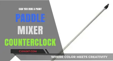 Exploring the Mechanics: Can You Run a Paint Paddle Mixer Counterclockwise?