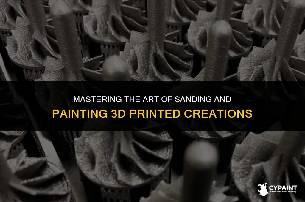 can you sand and paint 3d printed parts