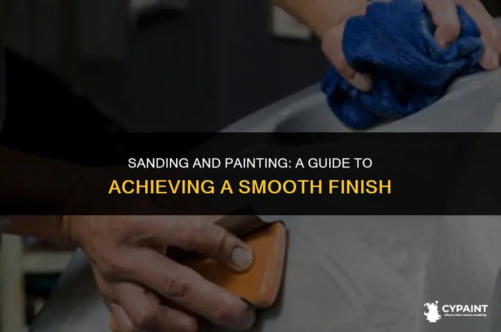 can you sand paint to smooth it out