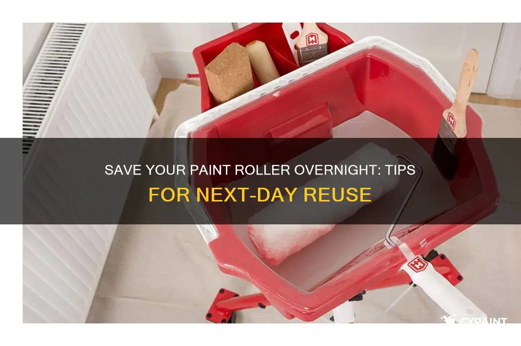 can you save a paint roller for the next day