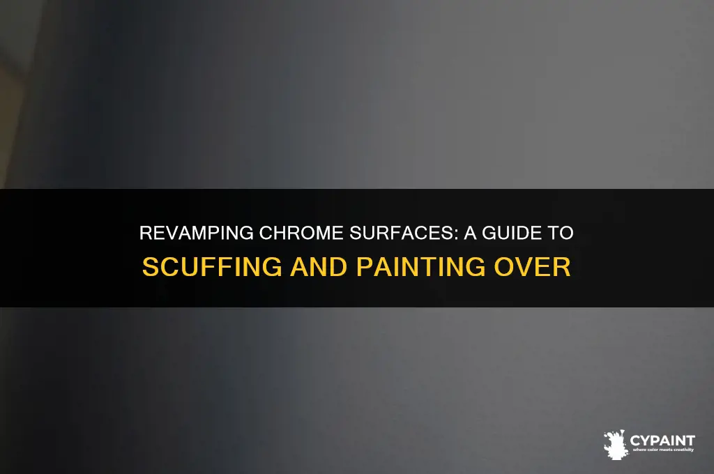 can you scuff chrome and paint over it