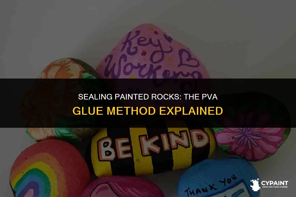 can you seal painted rocks with pva glue