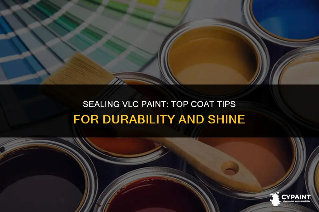 can you seal vlc paint with top coat