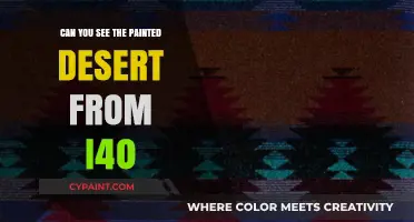 Exploring the Painted Desert: A Scenic View from I-40