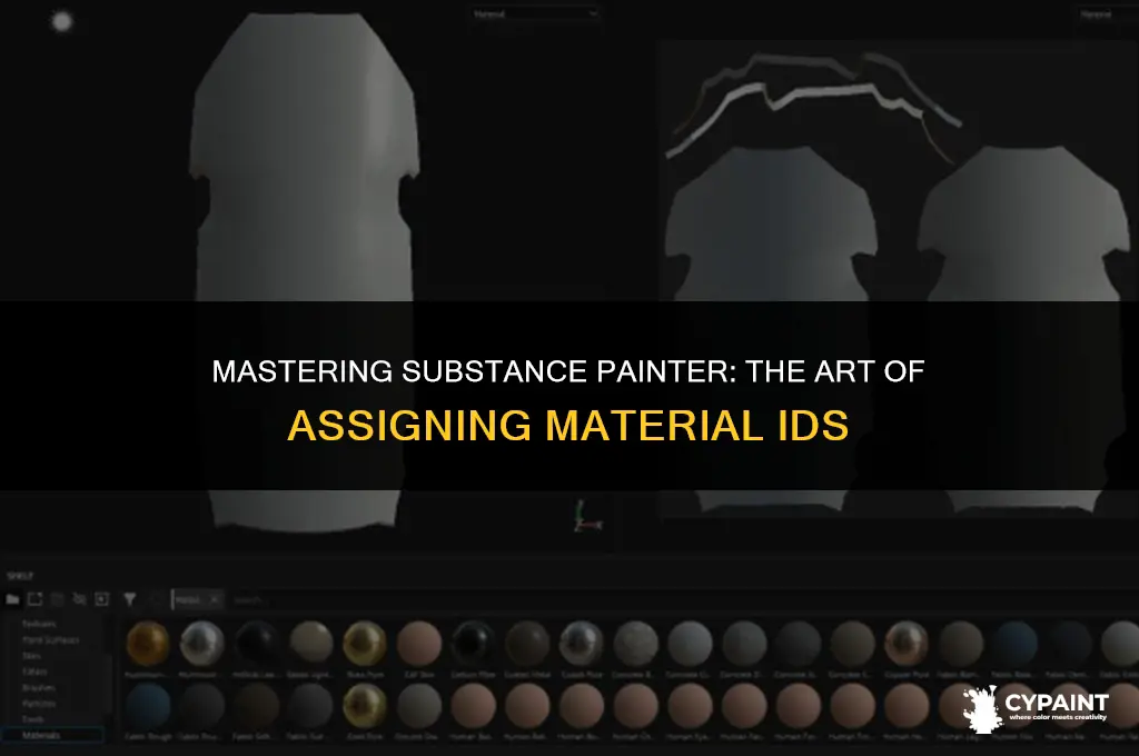 can you set material ids in substance painter