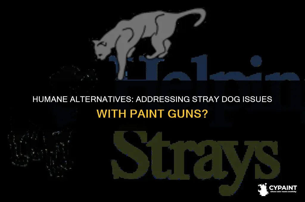 can you shoot stray dogs with paint gun