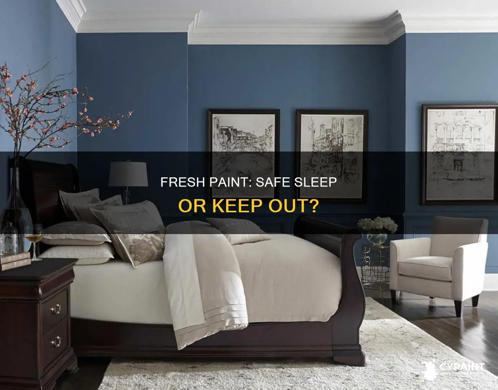 can you sleep in a bedroom you just painted