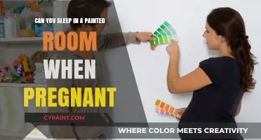 Pregnant and Painted Rooms: Safe Sleep?