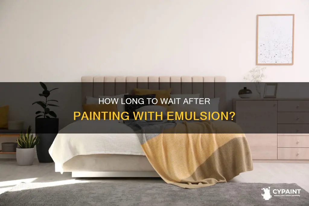 can you sleep in a room after painting emulsion