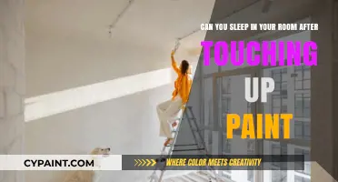 Can You Sleep in Your Room After Touching Up Paint?