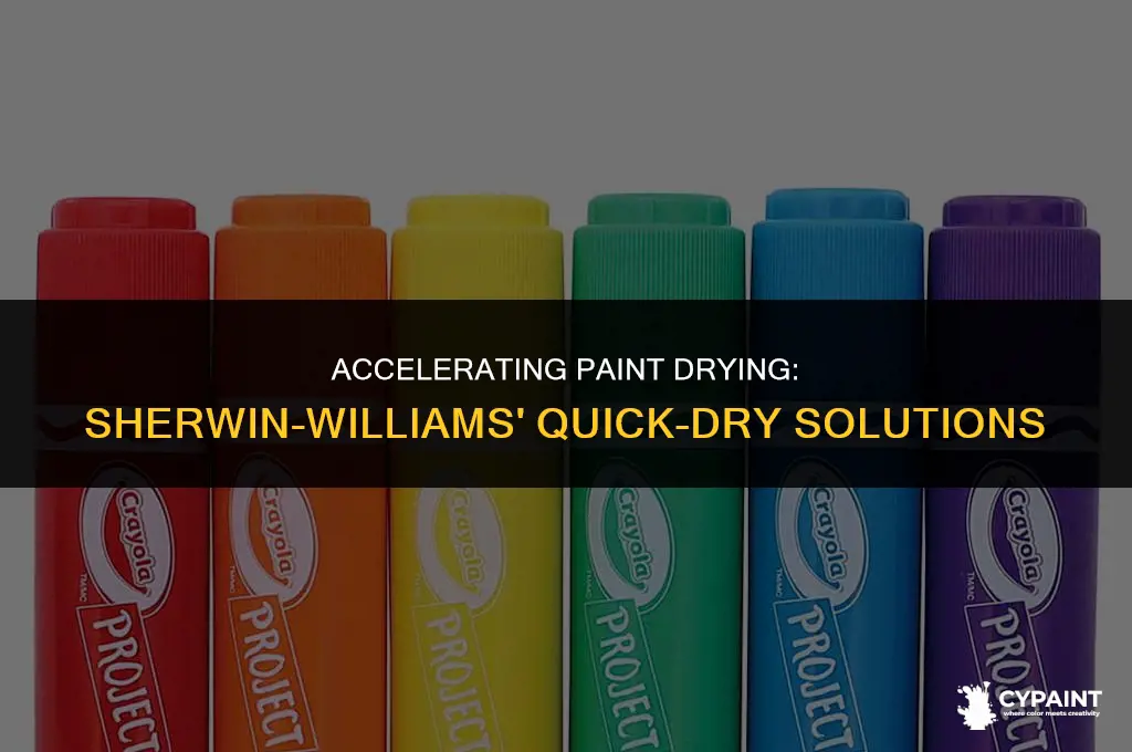 can you speed up paint drying sherwin williams