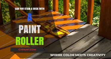 Staining a Deck: Paint Roller Pros and Cons