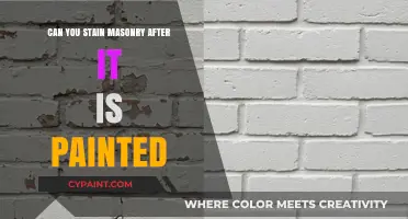 Reviving Painted Masonry: Tips for Successful Staining Over Paint