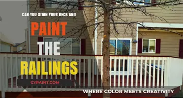 Staining Your Deck: Paint or Stain the Railings?
