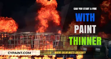Igniting Creativity: Exploring the Flammability of Paint Thinner