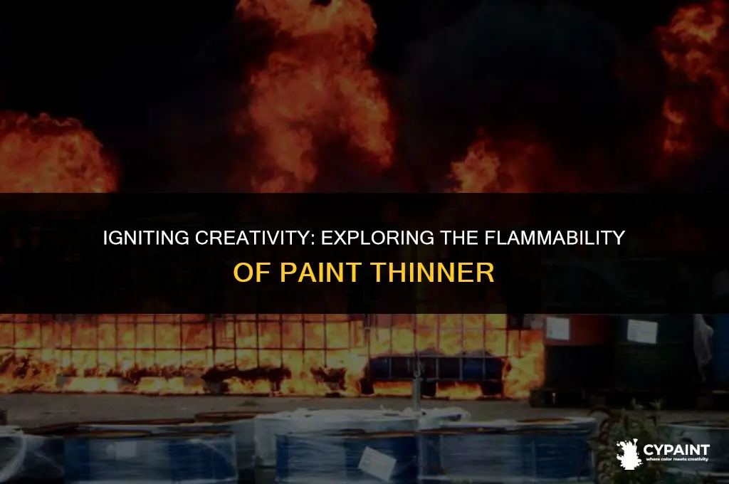 can you start a fire with paint thinner