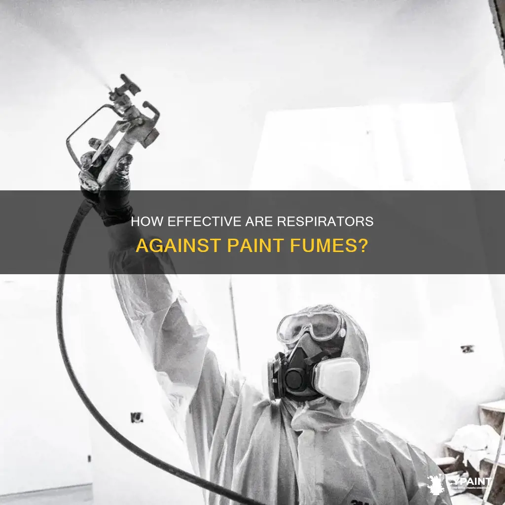 can you still smell paint fumes through a respirator