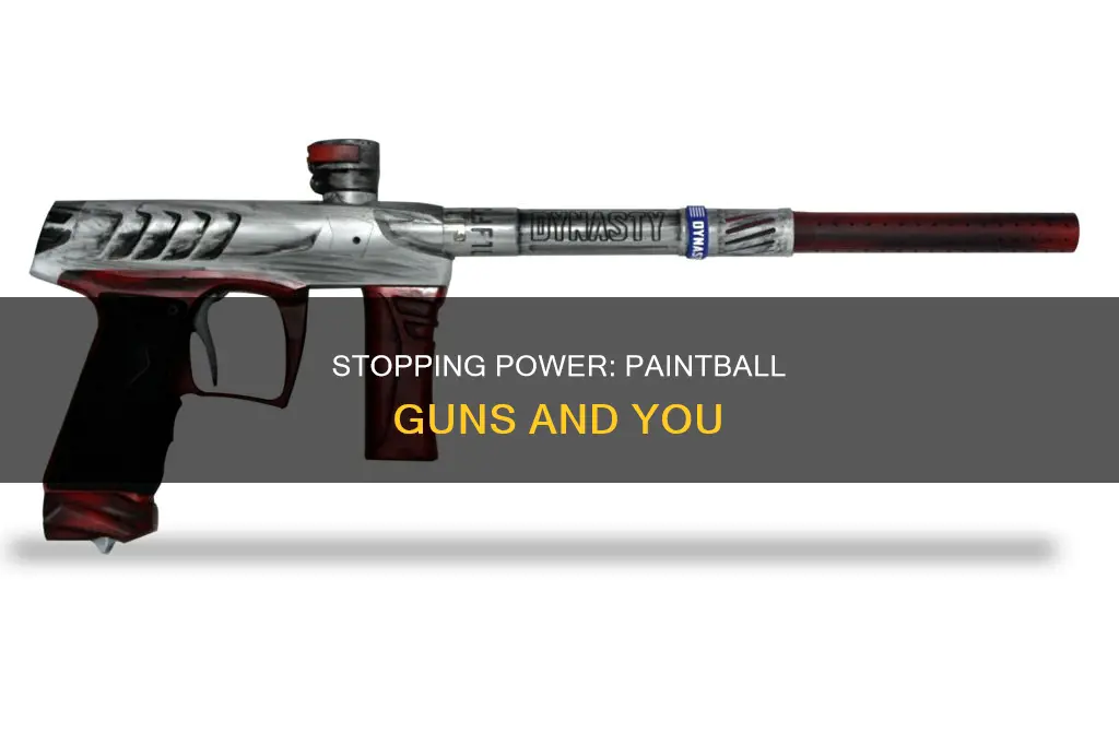 can you stop someone with a paint ball gun