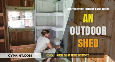 Storing Paint in Outdoor Sheds: What You Need to Know