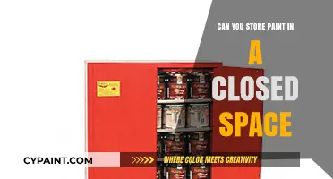 Safely Storing Paint: Tips for Closed Spaces