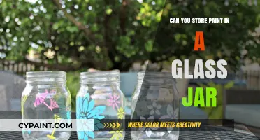 Glass Jar Paint Storage: A Creative and Practical Solution