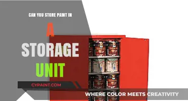 Safely Storing Paint: Tips for Your Storage Unit