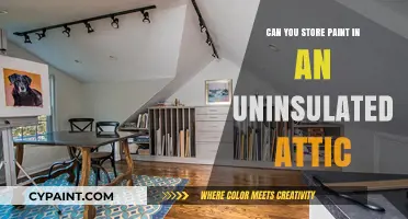 Attic Paint Storage: Uninsulated Spaces and Potential Pitfalls
