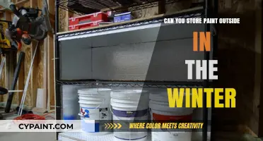 Winterizing Your Paint: Outdoor Storage Tips and Tricks