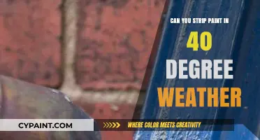 Stripping Paint in 40 Degrees: A Comprehensive Guide