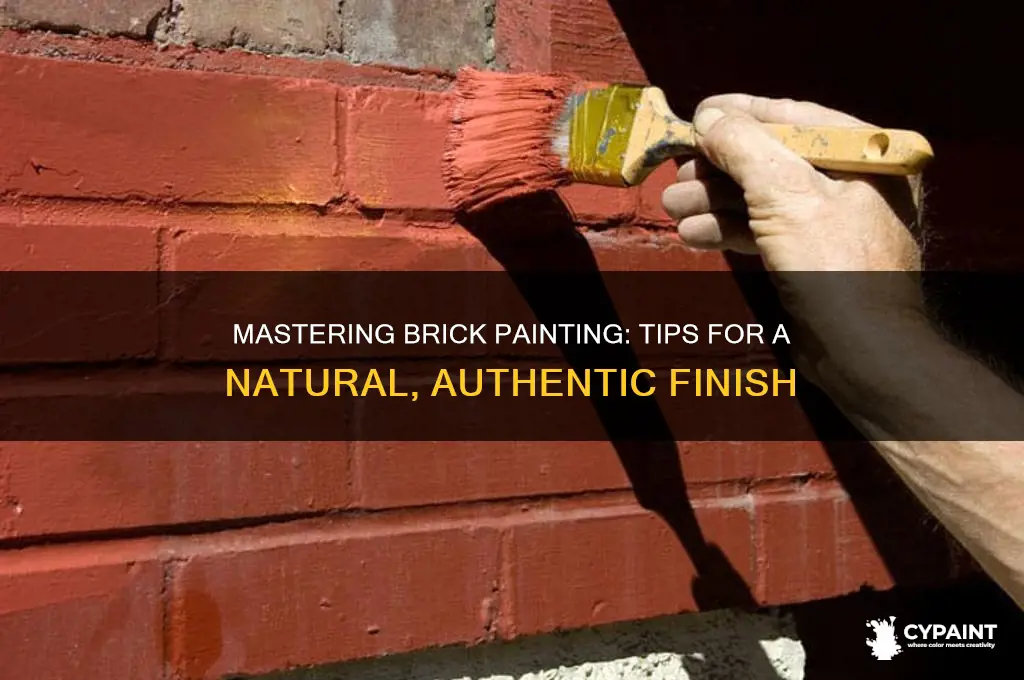 can you successfully paint bricks and have them look right