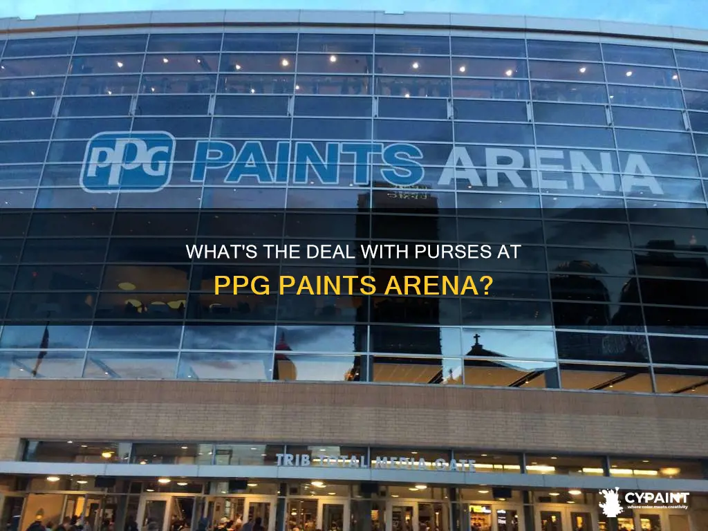 can you take a purse into ppg paints arena