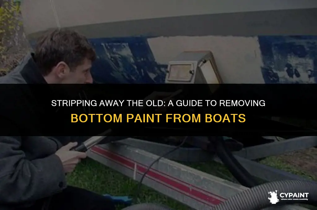 can you take bottom paint off a boat