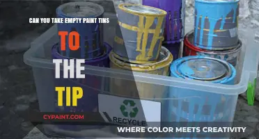 How to Dispose of Empty Paint Tins at the Tip