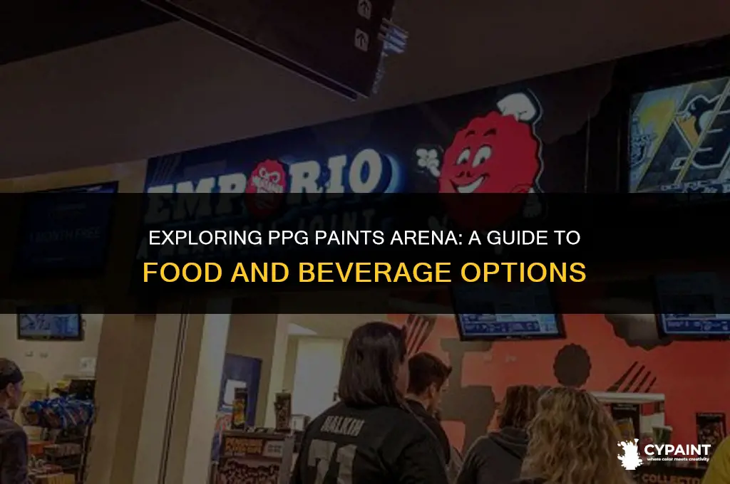 can you take food in ppg paints arena