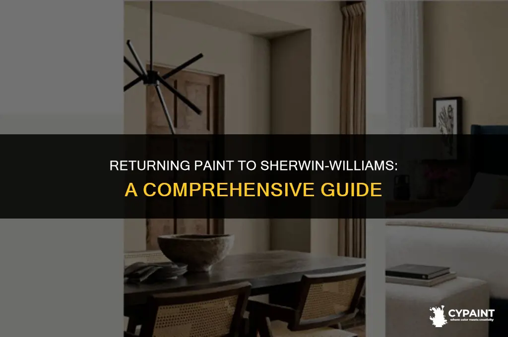 can you take paint back to sherwin williams