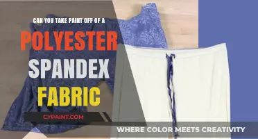 Removing Paint from Polyester Spandex Fabric: Tips and Techniques