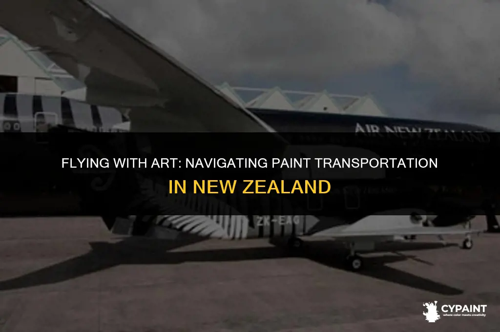 can you take paint on a plane nz