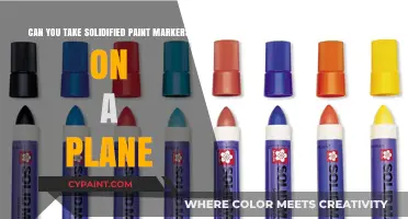 Traveling with Paint Markers: Solidified and Safe?