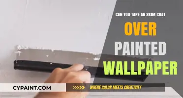 Taping Skim Coats: Painting Over Wallpaper