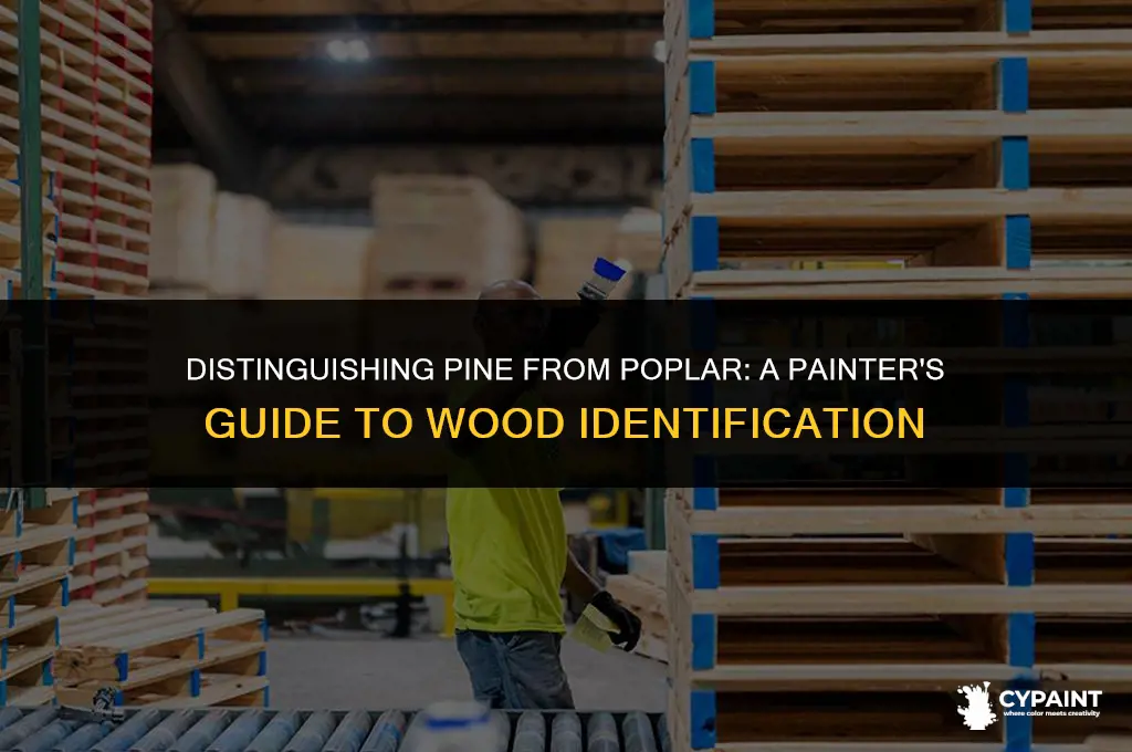 can you tell pine from poplar when painted